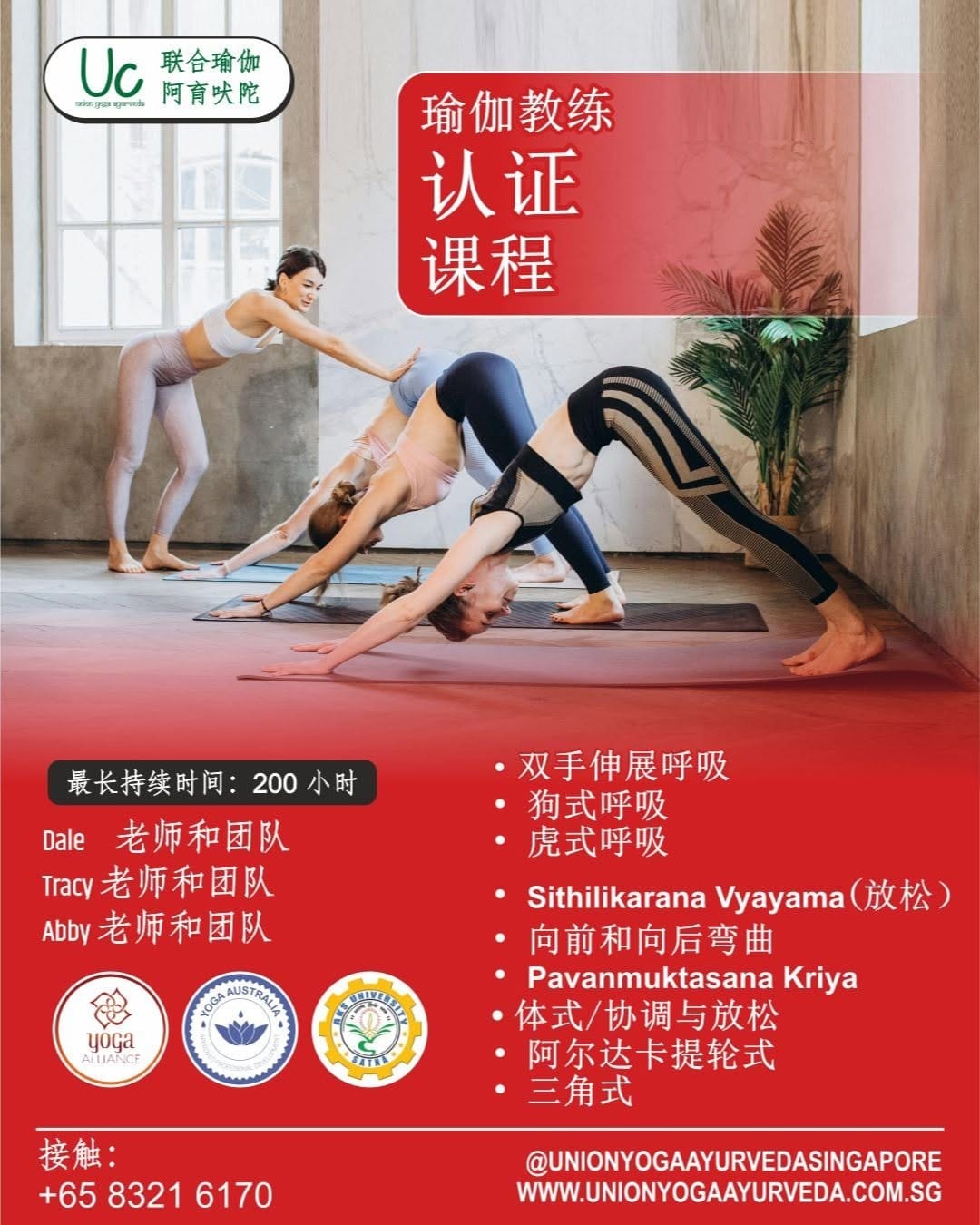 Yoga Instructor Course CHinese