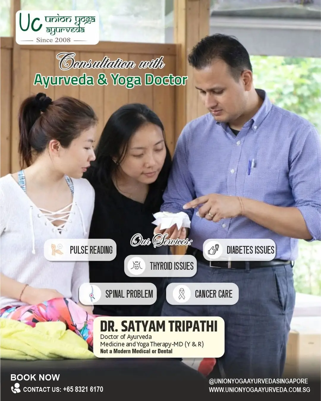 Dr. Satyam, BAMS, MD (Y&R) — [Not a Modern Medical or Dental]