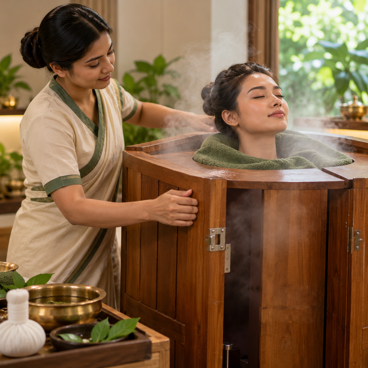 Swedana Chikitsa – Steam Therapy